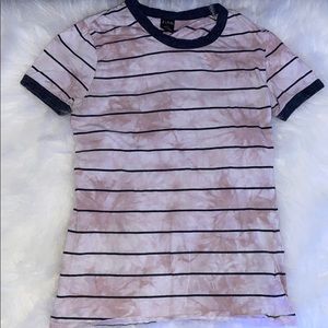 Zumiez pink tie dye top